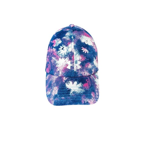 Under Armour Womens Adjustable Tie-Dye Cap OSFM Pink/Blue - Picture 2 of 4